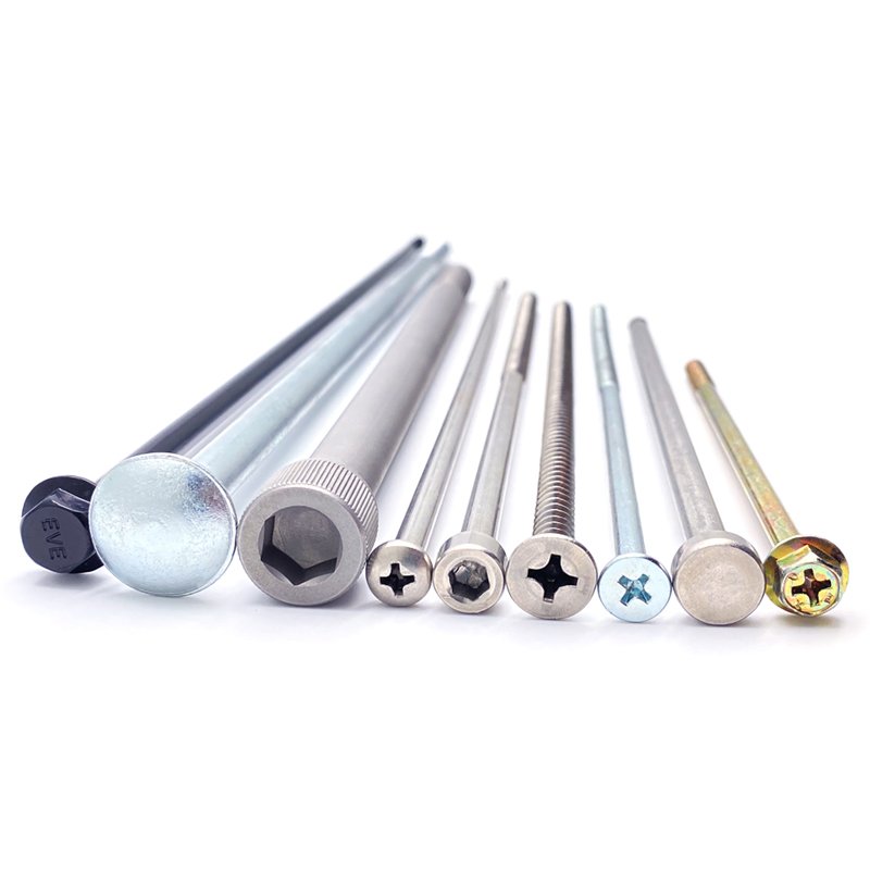 Stainless Carbon Steel Pan Truss Flat Hex Socket Head Phillips Allen Torx Custom Extra Long Machine Screws