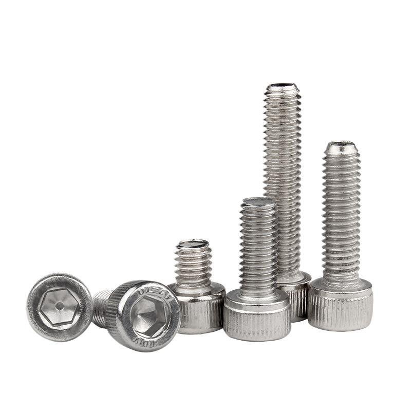 Hexagon socket screws 304 stainless steel hexagon socket bolts cup head screws cylindrical head screws M4M5M6