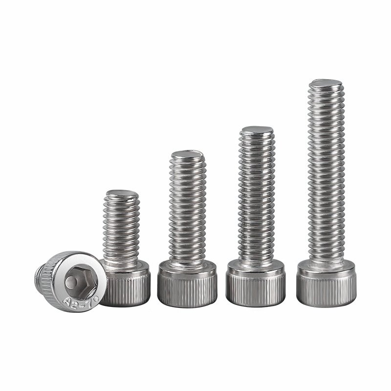 Hexagon socket screws 304 stainless steel hexagon socket bolts cup head screws cylindrical head screws M4M5M6