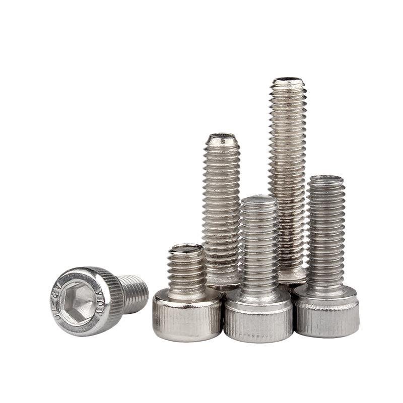 Hexagon socket screws 304 stainless steel hexagon socket bolts cup head screws cylindrical head screws M4M5M6