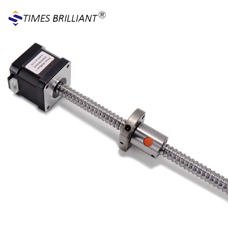 China suppliers 1204/1605 Ball Screw linear stepper motor 0.45NM Nema 17 Leadscrew Stepper Motor For 3D Print