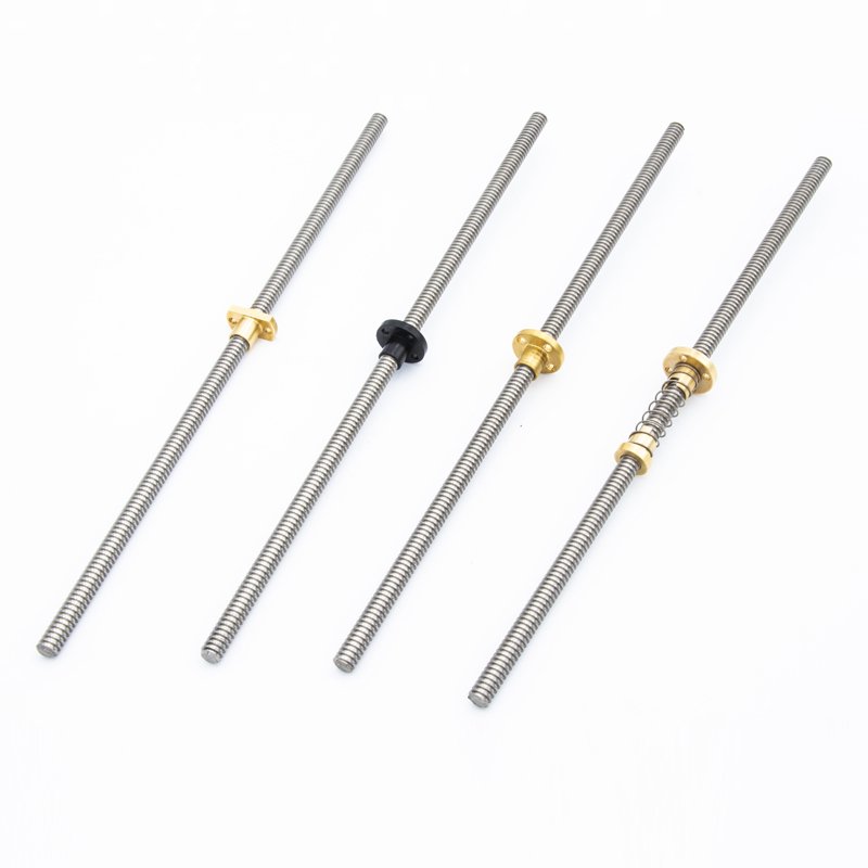 Heavy Load Lead Screw T8 T10 T12 T14 T16 T18 100mm lead screw and Nuts for CNC
