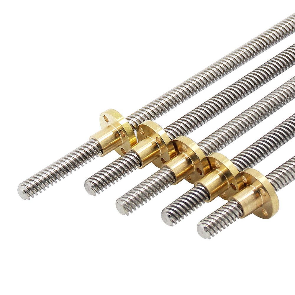 Heavy Load Lead Screw T8 T10 T12 T14 T16 T18 100mm lead screw and Nuts for CNC