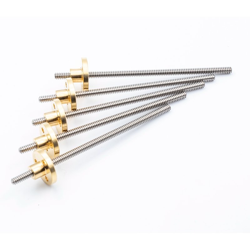Heavy Load Lead Screw T8 T10 T12 T14 T16 T18 100mm lead screw and Nuts for CNC