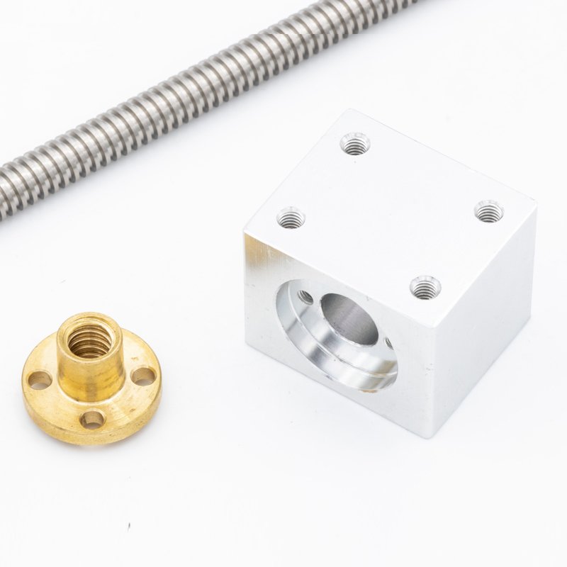 Heavy Load Lead Screw T8 T10 T12 T14 T16 T18 100mm lead screw and Nuts for CNC