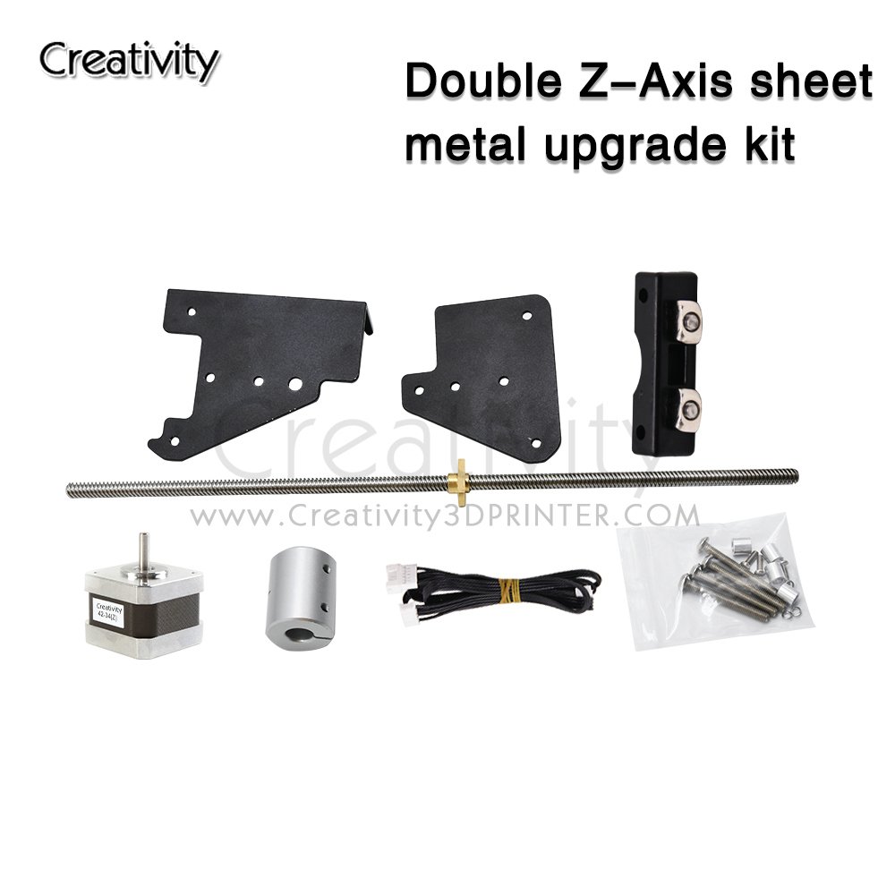 Creativity Dual Z-axis leadscrew upgrade kit 42-34 stepper motor T8*8 leadscrew for Ender3 CR10 3D printer parts