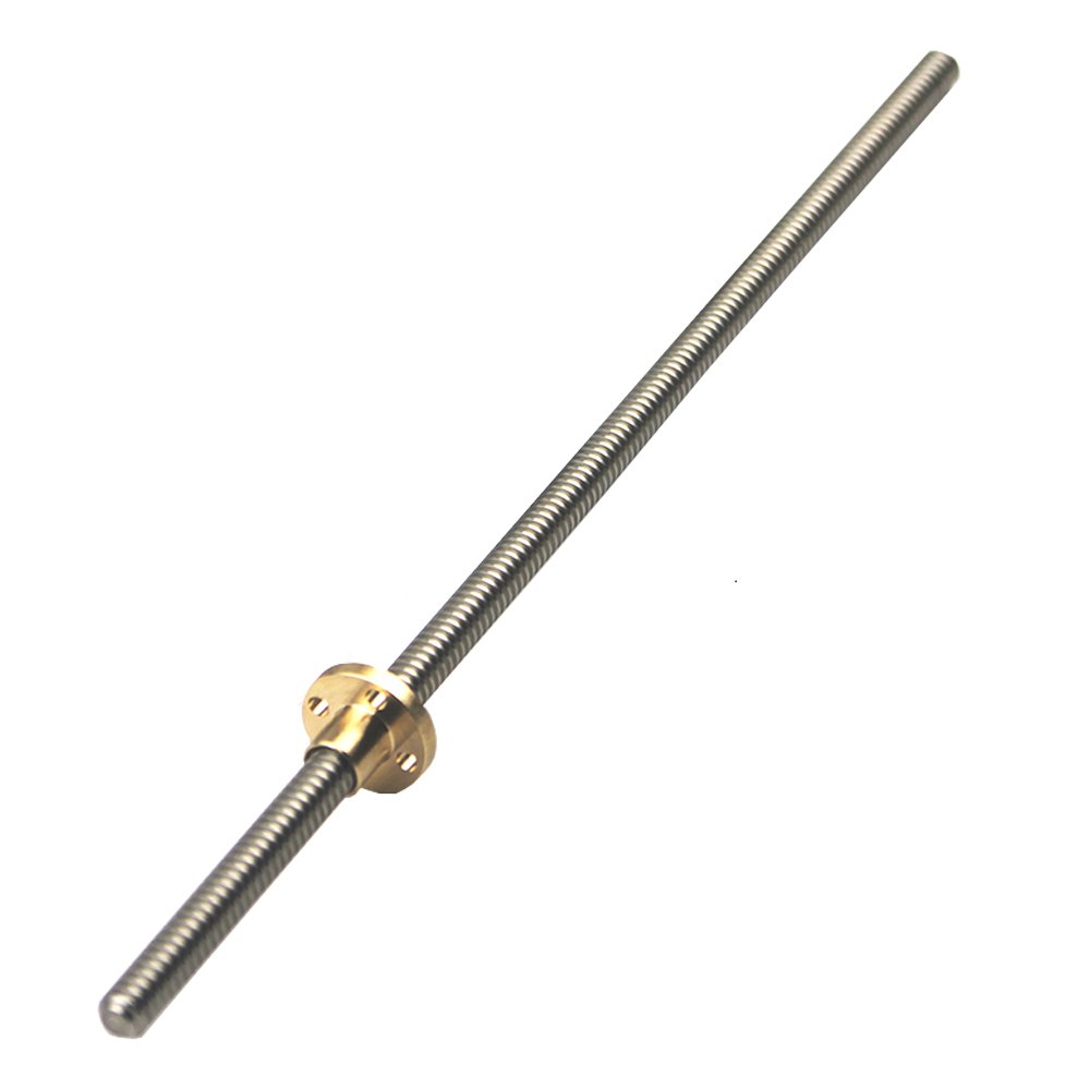 3D Printer Accessories T8 Lead Screw 1000mm Linear Guide Stainless Steel Trapezoidal Screw Anti Backlash for CNC 3D Printer