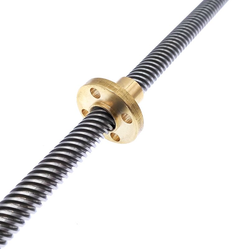 3D Printer Accessories T8 Lead Screw 1000mm Linear Guide Stainless Steel Trapezoidal Screw Anti Backlash for CNC 3D Printer