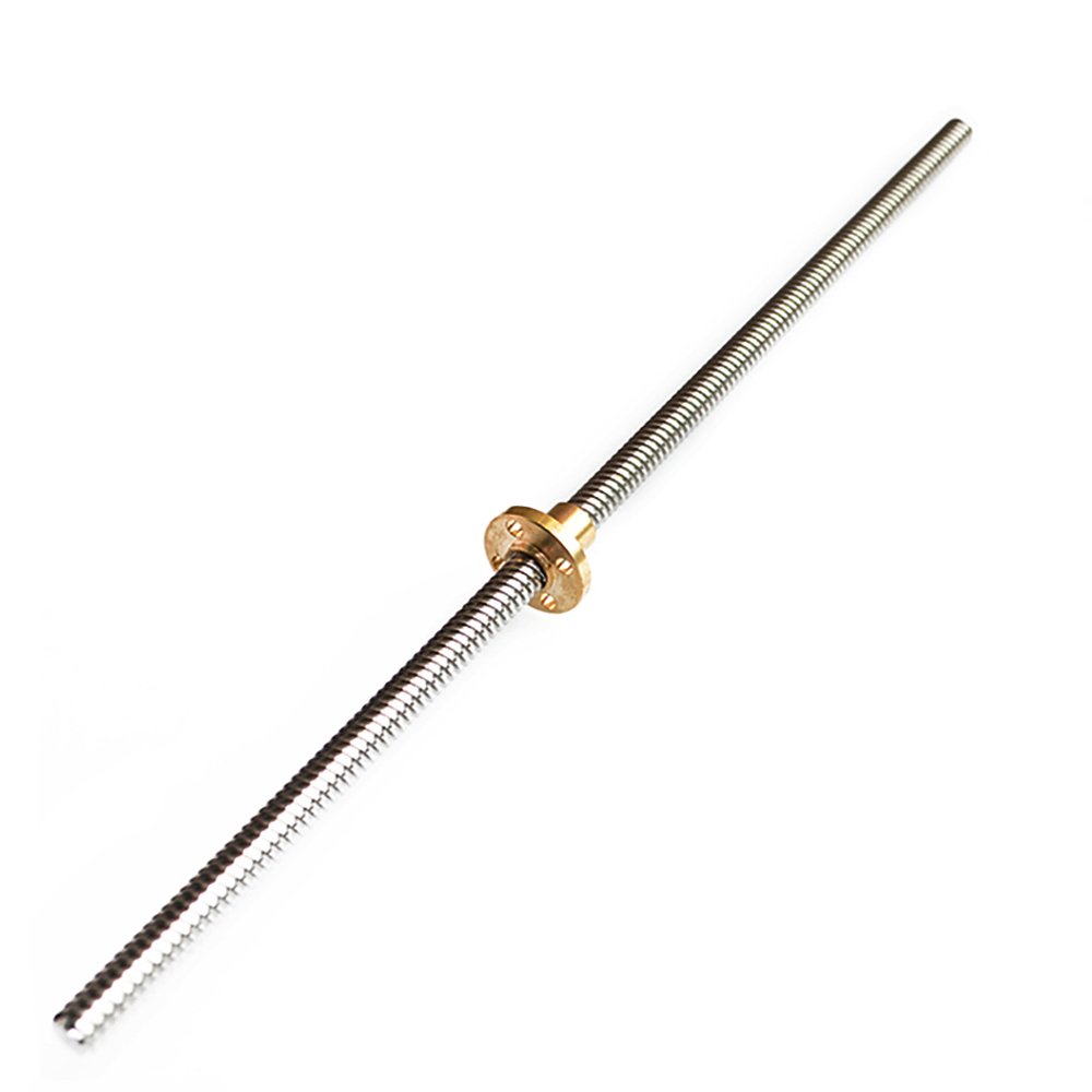 3D Printer Accessories T8 Lead Screw 1000mm Linear Guide Stainless Steel Trapezoidal Screw Anti Backlash for CNC 3D Printer