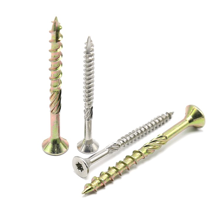 Customised six-lobe oval stainless steel torx drive double countersunk Torx head wood chipboard screw