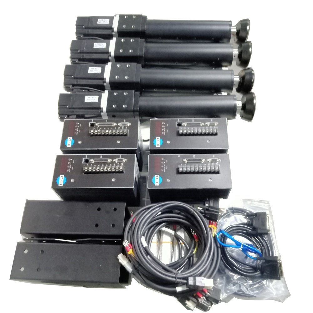 4DOF car driving training simulator with 750W each servo motor actuator and motion controller