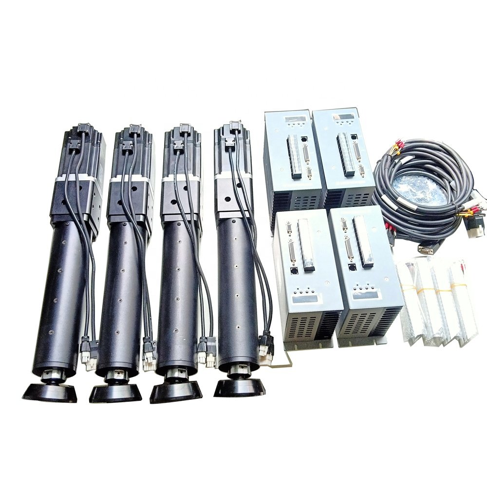 4DOF car driving training simulator with 750W each servo motor actuator and motion controller