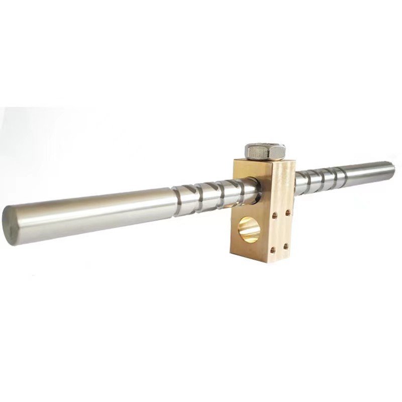 steel reciprocating screw with block nut acme screws leadscrew Bidirectional reciprocating screw low noise