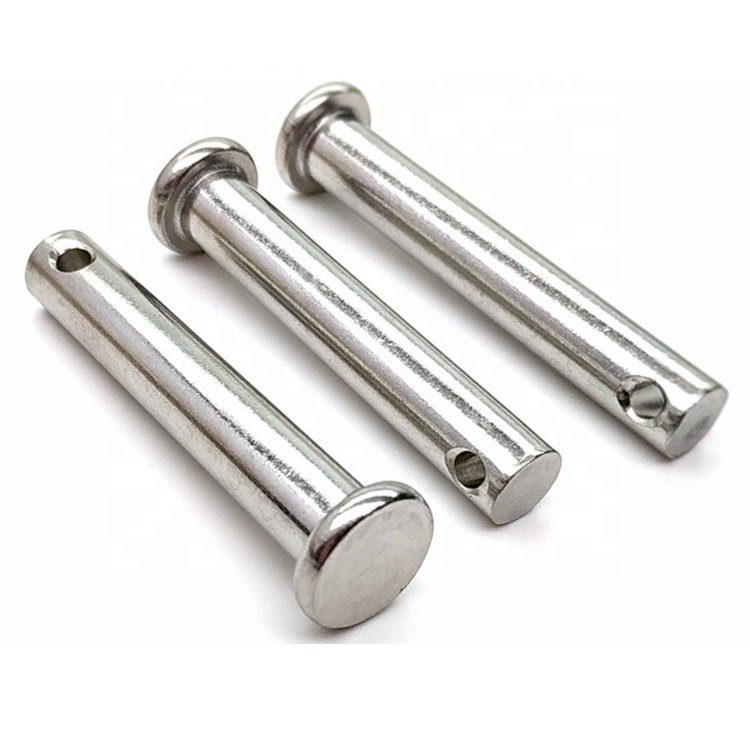 Small head clevis pin with hole