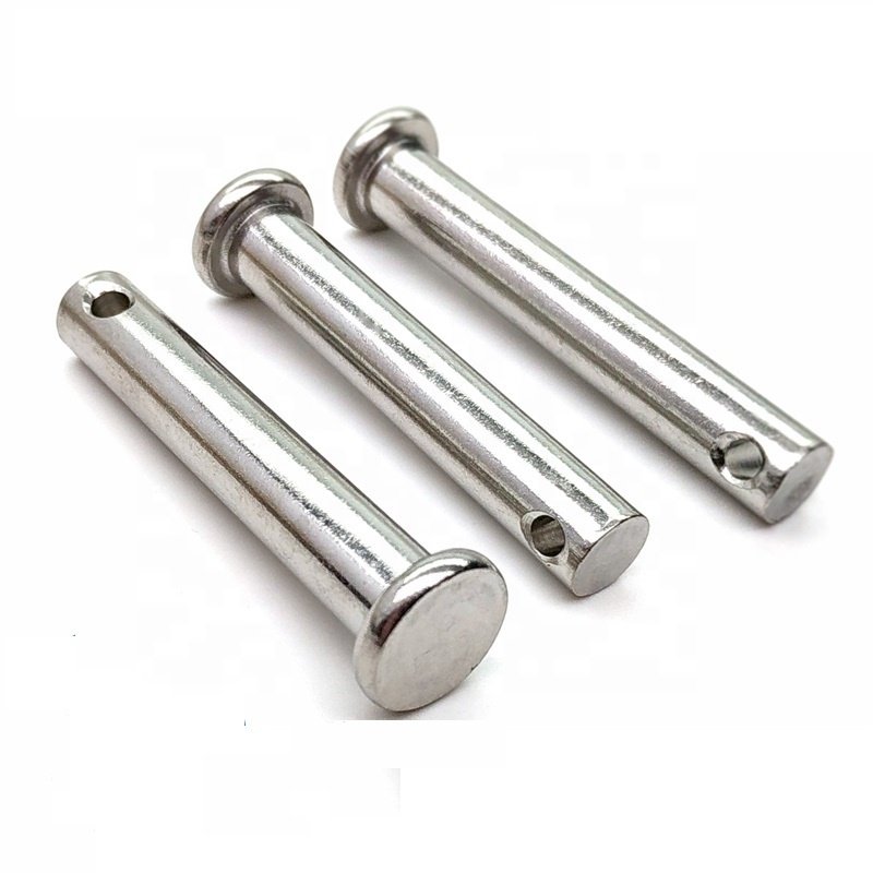 Small head clevis pin with hole