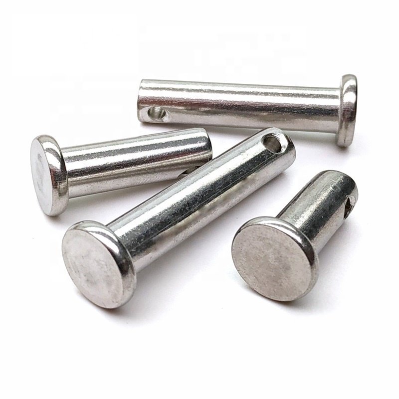 Small head clevis pin with hole