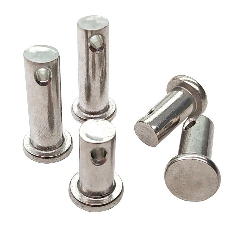 Small head clevis pin with hole