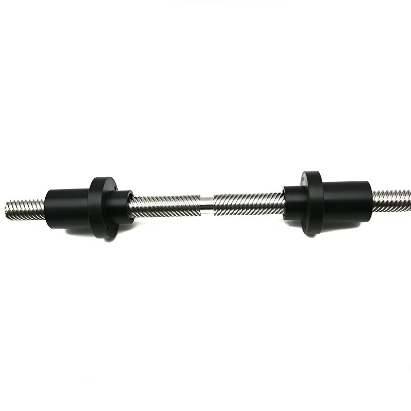 Tr16*24 left and right thread Tr16 16mm diameter trapezoidal lead screw 24mm lead 3mm pitch 8 starts with plastic nut