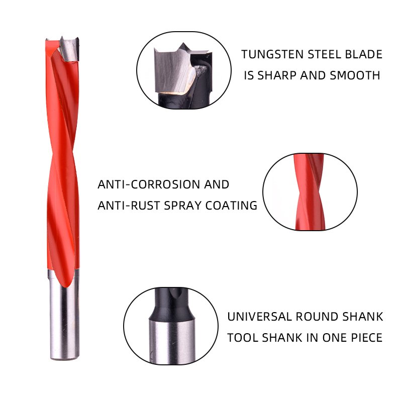 xgenl 2.5mm-16mm Wood Drilling Hole brad point drill bits CNC woodworking boring bits blind drilling tools