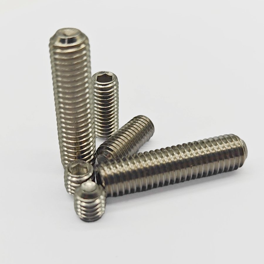 304 Stainless Steel Headless Screw Stainless Steel Concave End Hex Tight For Machinery Construction