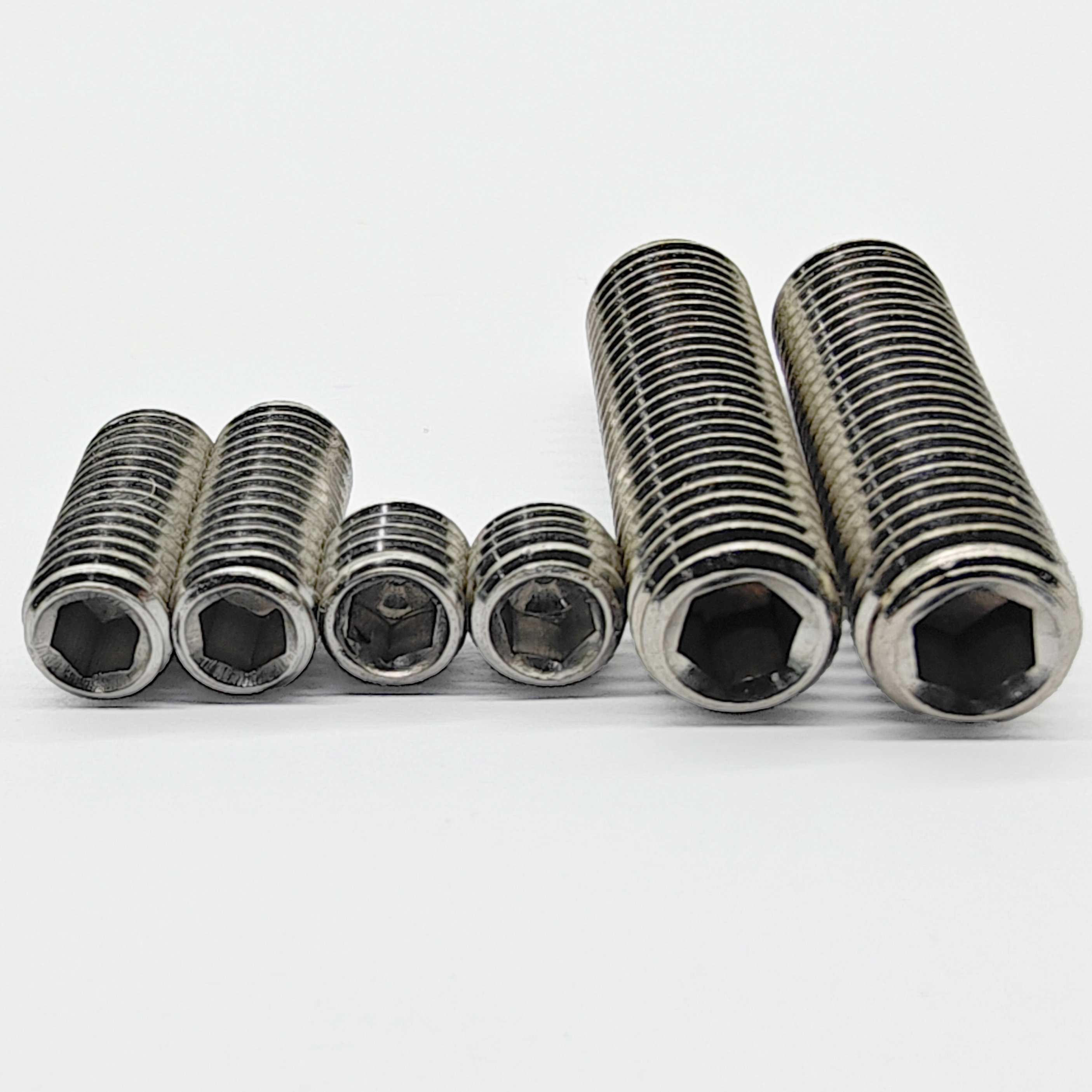 304 Stainless Steel Headless Screw Stainless Steel Concave End Hex Tight For Machinery Construction