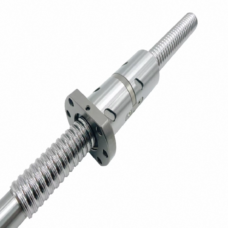 Custom CNC Ball Screw DFU Series Bearing Steel Ball Screw Low Drag Ball Screw