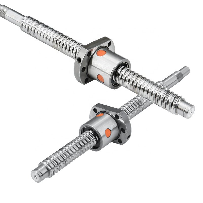 HLTNC ball screws SFU2505 SFU2510 DFU2505 C7 C5 C3 ball screw manufacturing cnc guides precision ball screws and nut C7 for CNC