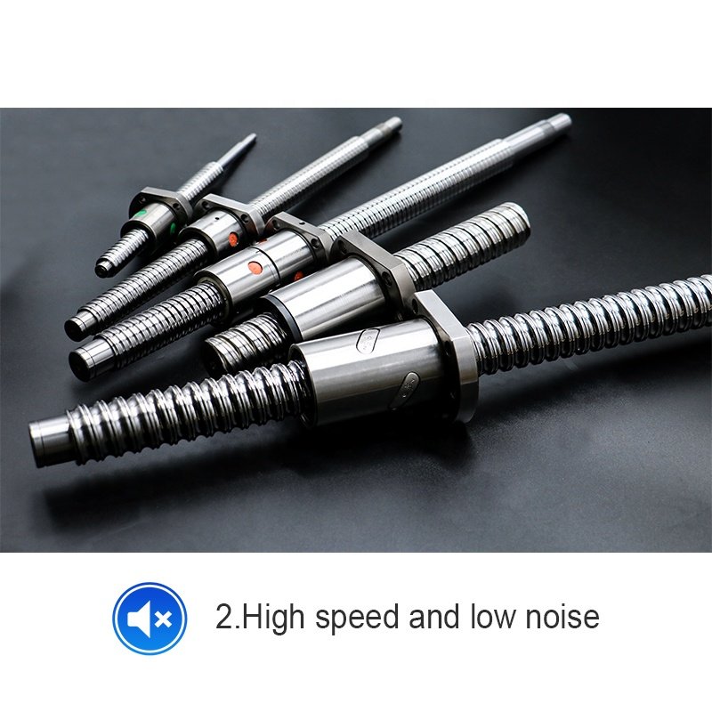 HLTNC ball screws SFU2505 SFU2510 DFU2505 C7 C5 C3 ball screw manufacturing cnc guides precision ball screws and nut C7 for CNC