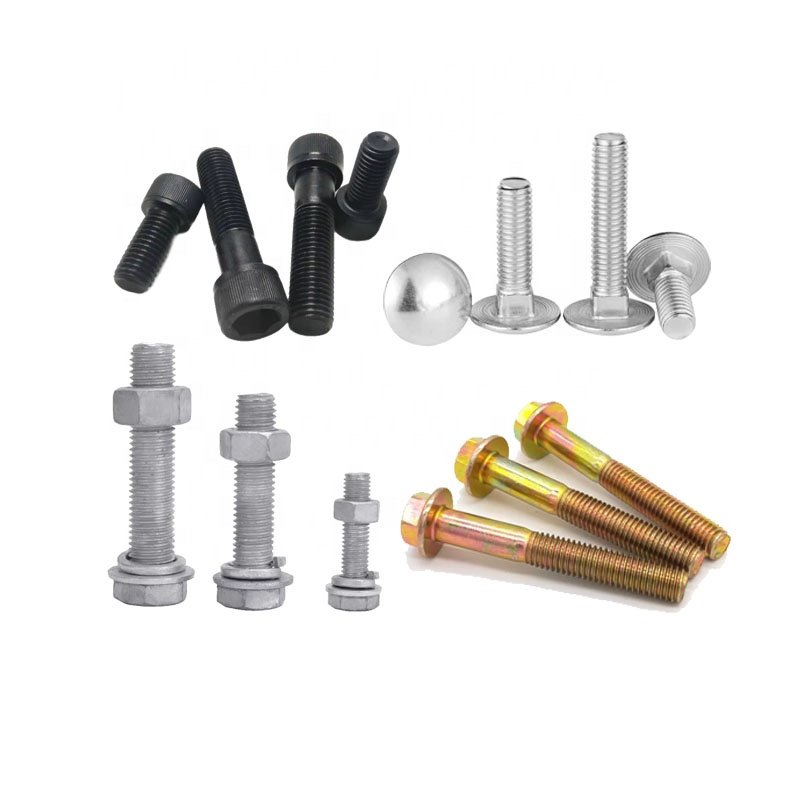 Hex Bolts 8.8 U Bolt Double Head Bolt Zinc Plated Threaded Rod M10 Screw Bar Din976 Din 933 Stainless Steel Threaded Rod Din 975