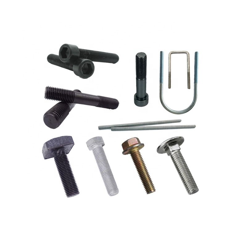 Hex Bolts 8.8 U Bolt Double Head Bolt Zinc Plated Threaded Rod M10 Screw Bar Din976 Din 933 Stainless Steel Threaded Rod Din 975