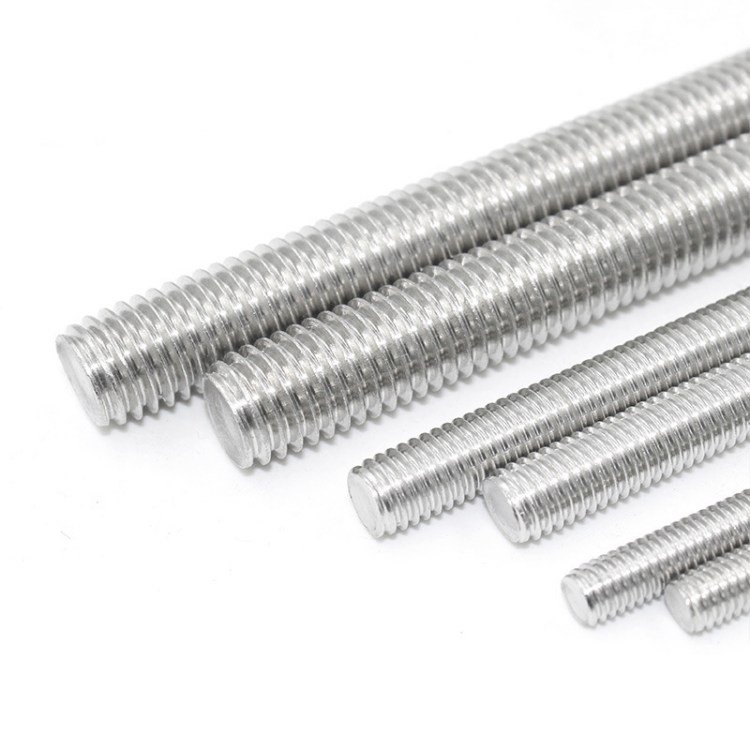 Hex Bolts 8.8 U Bolt Double Head Bolt Zinc Plated Threaded Rod M10 Screw Bar Din976 Din 933 Stainless Steel Threaded Rod Din 975