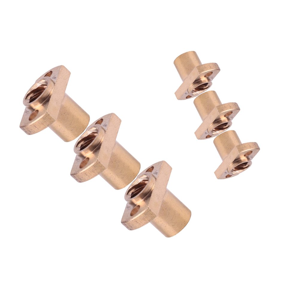 Custom Lead Screw Brass Bronze Lead Screws Nut With Bronze Nut For 3D Printing