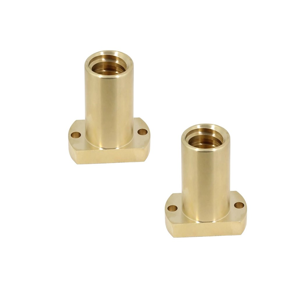 Custom Lead Screw Brass Bronze Lead Screws Nut With Bronze Nut For 3D Printing