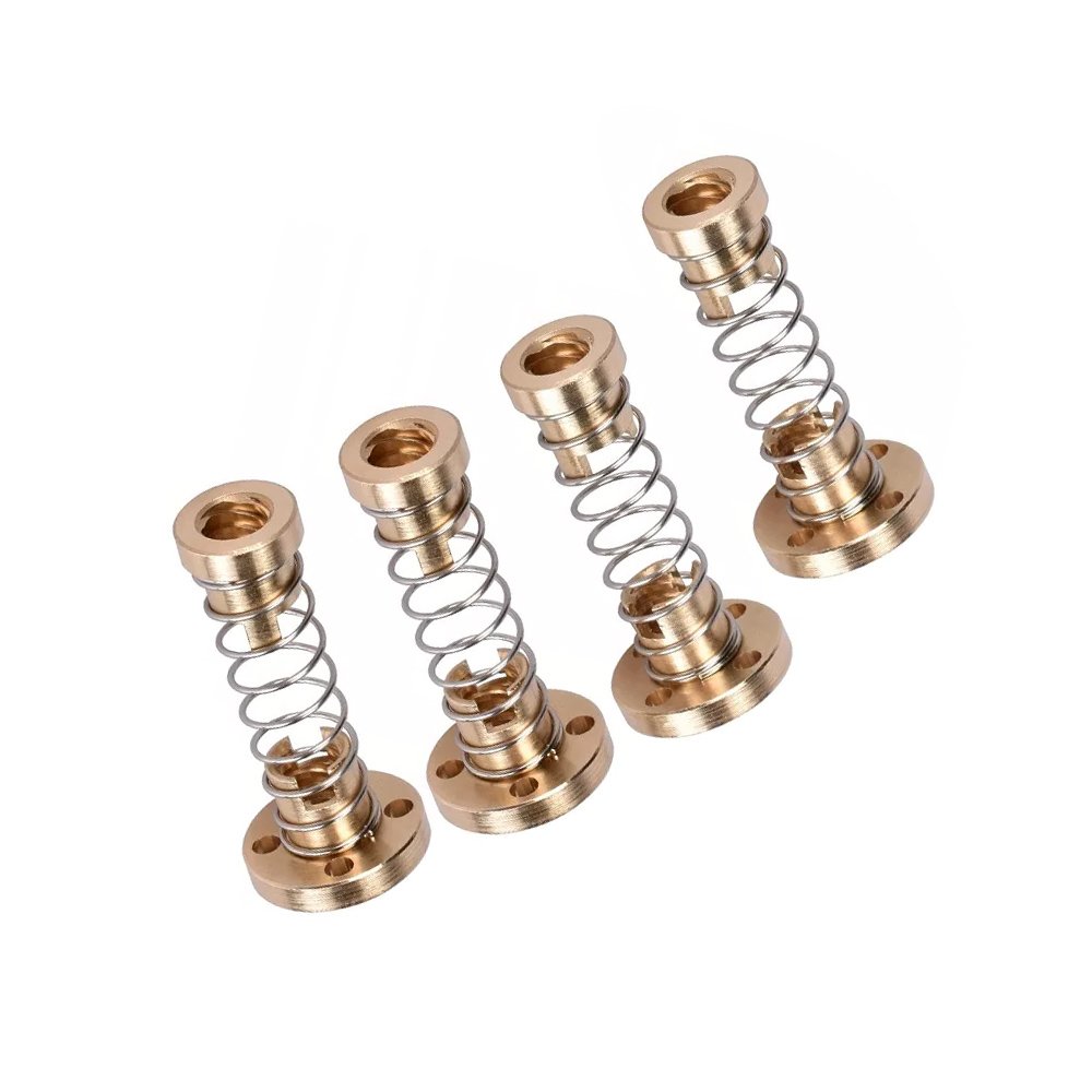 Custom Lead Screw Brass Bronze Lead Screws Nut With Bronze Nut For 3D Printing