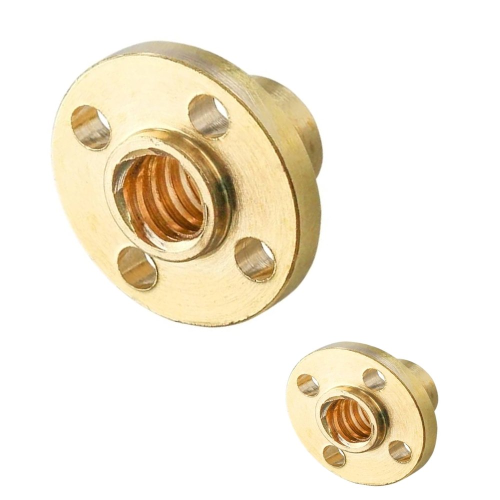 Custom Lead Screw Brass Bronze Lead Screws Nut With Bronze Nut For 3D Printing