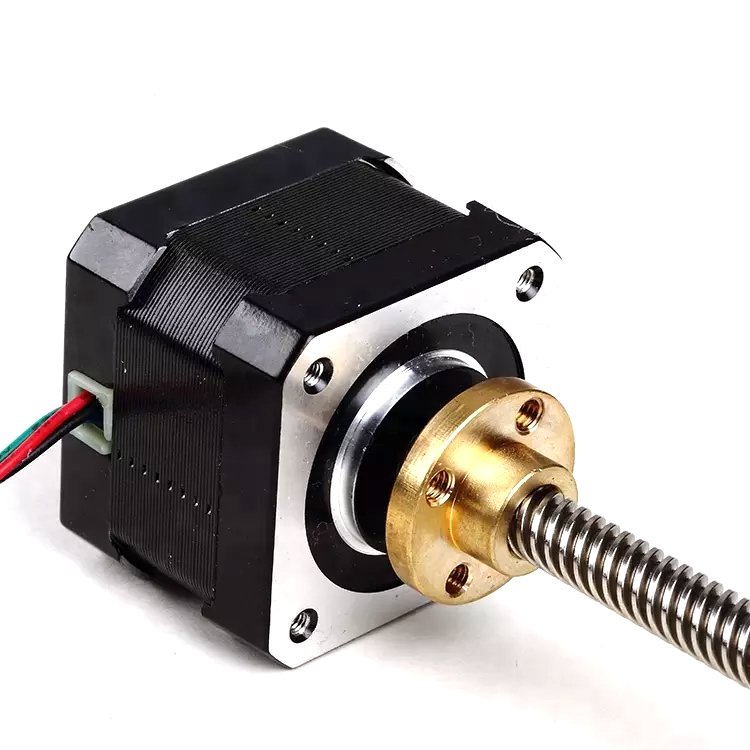 Size Nema 14 hybrid Non-Captive linear actuators, 35mm Leadscrew Linear stepper motor