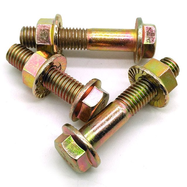 Factory direct sales bolts m8x40 M4 m2 m8x50 stainless 12 unf hex flange head Bolt and nut hexagon flange steel bolts m12 m6 m8