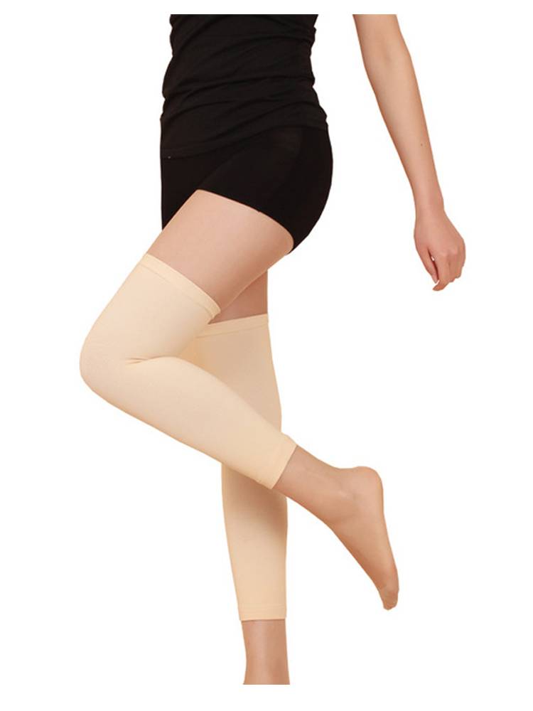 Knee pads in summer ultra -thin silicon glue knee clock -warming air -conditioned air -conditioned houseless knee ladies joint non -slip inside paint