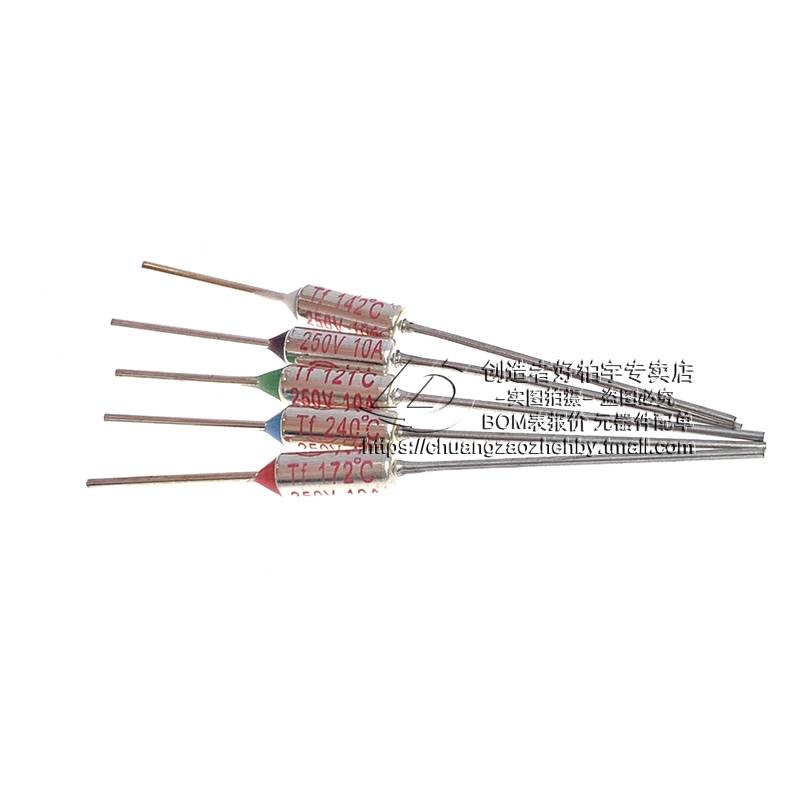 TF thermal protection RY-185 142 172 240 degrees 10A 250V rice cooker, rice cooker temperature fuse tube