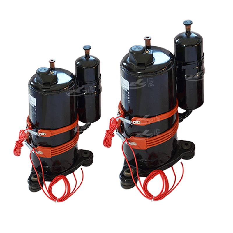 Air -conditioning compressor heating curl -shaft box turbine turbine heat exchanger frosting hot line self -control temperature with tropical