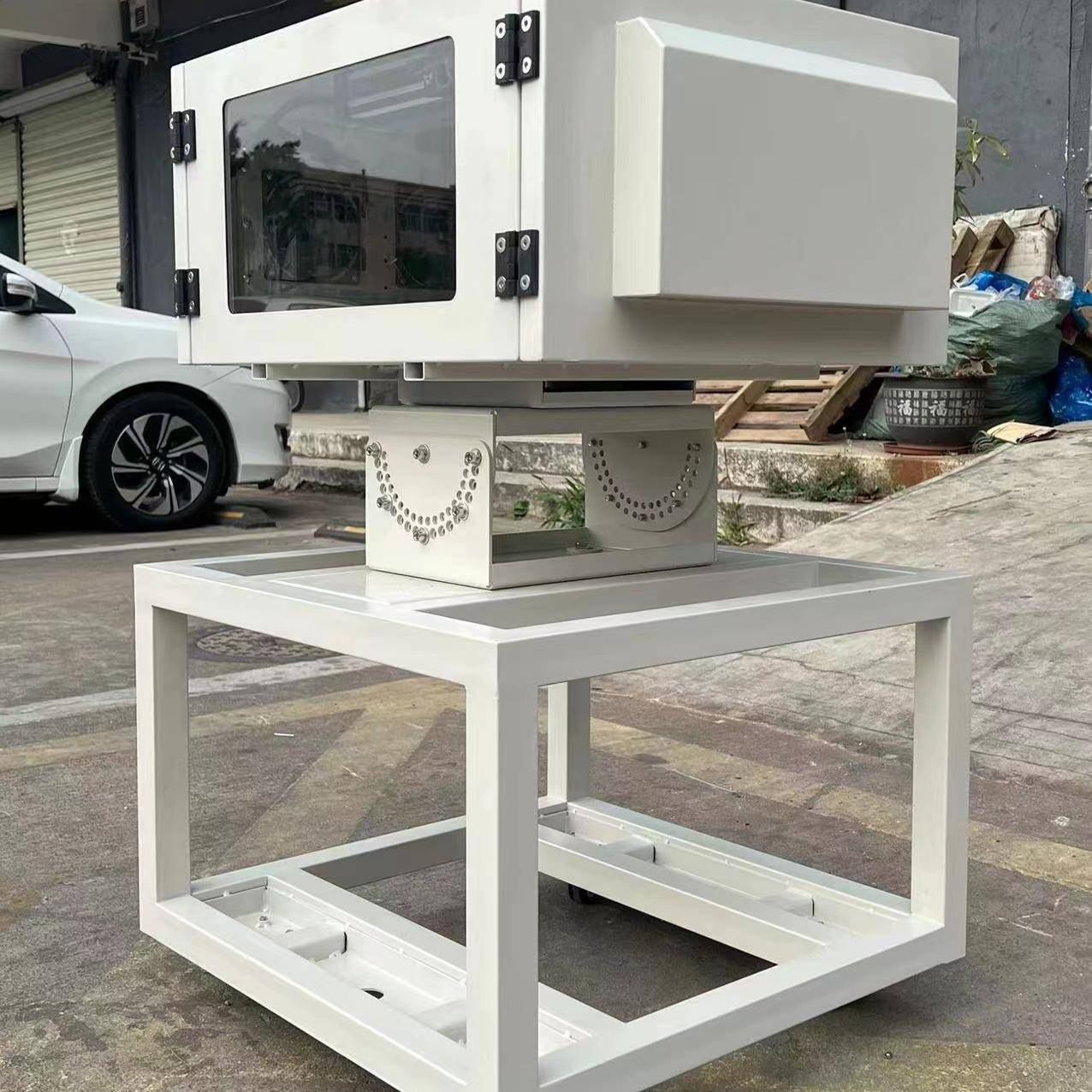 Pre-burial for cooling and heating pole projector for the NPV