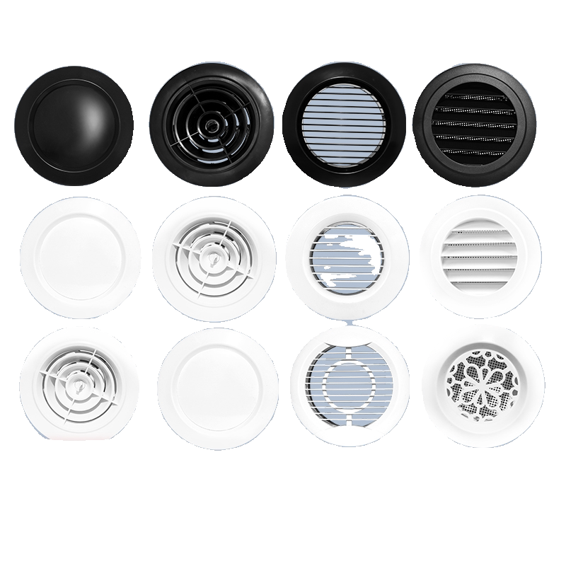 Avilled Anti -Circular Forms Round Fresh Freshy System out of the air outlet out of the air outlet Plug -in ventilation ventilation wind cover ventilation