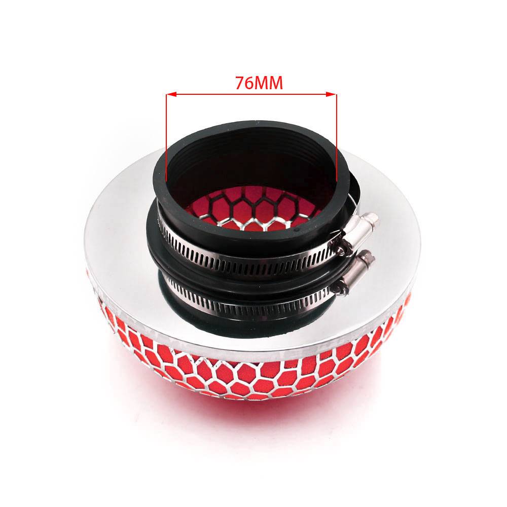 Car modification Cold air intake system Winter mushroom head empty filter 76mm/100mm