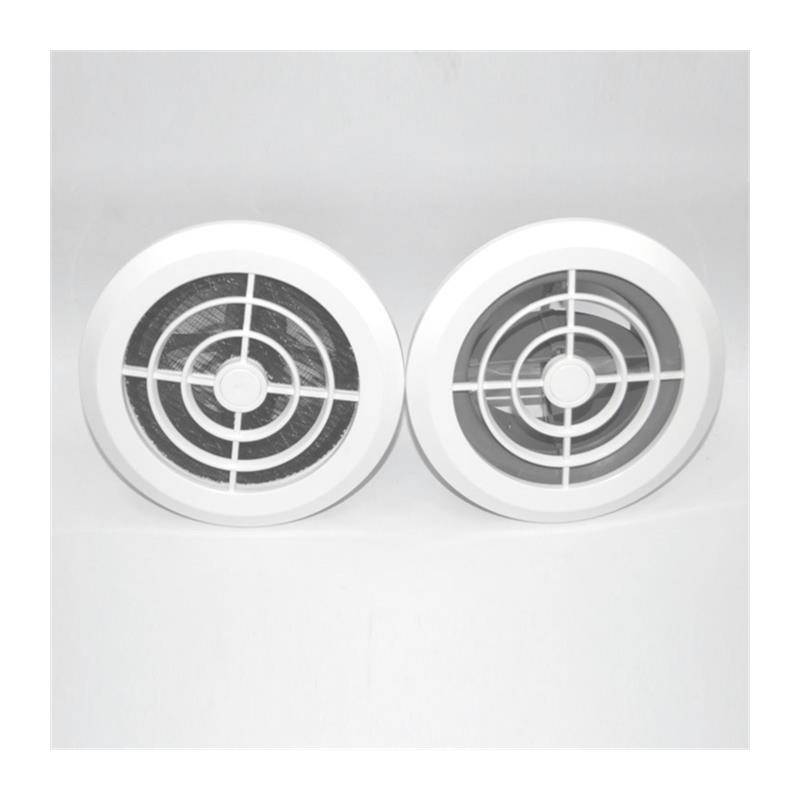 Fresh air system indoor circular air outlet ABS exhaust port air outlet The new air outlet can be adjusted into the air inlet
