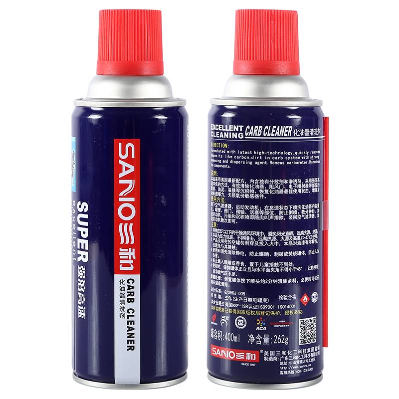 Sanhe brand carburetor firewood valve cleaning agent cleaning the carburetor carburetor box dirt dirt dirt and mud strong -soluble high -speed authentic genuine