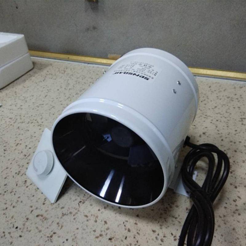 Household indoor fresh air system variable frequency conversion nolarm regulating pipeline fan filter haze new fan intake*