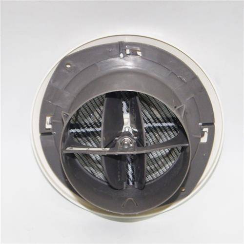 Fresh air system indoor circular air outlet ABS exhaust port air outlet The new air outlet can be adjusted into the air inlet