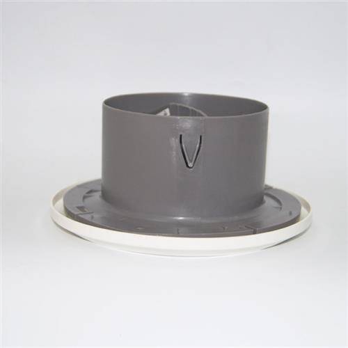 Fresh air system indoor circular air outlet ABS exhaust port air outlet The new air outlet can be adjusted into the air inlet