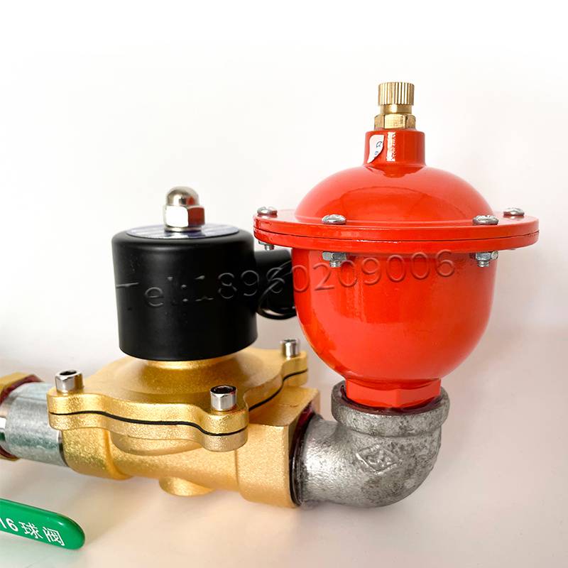Fire electric fast exhaust valve pre -action alarm system spray end pipeline automatic fast fasting valve 25