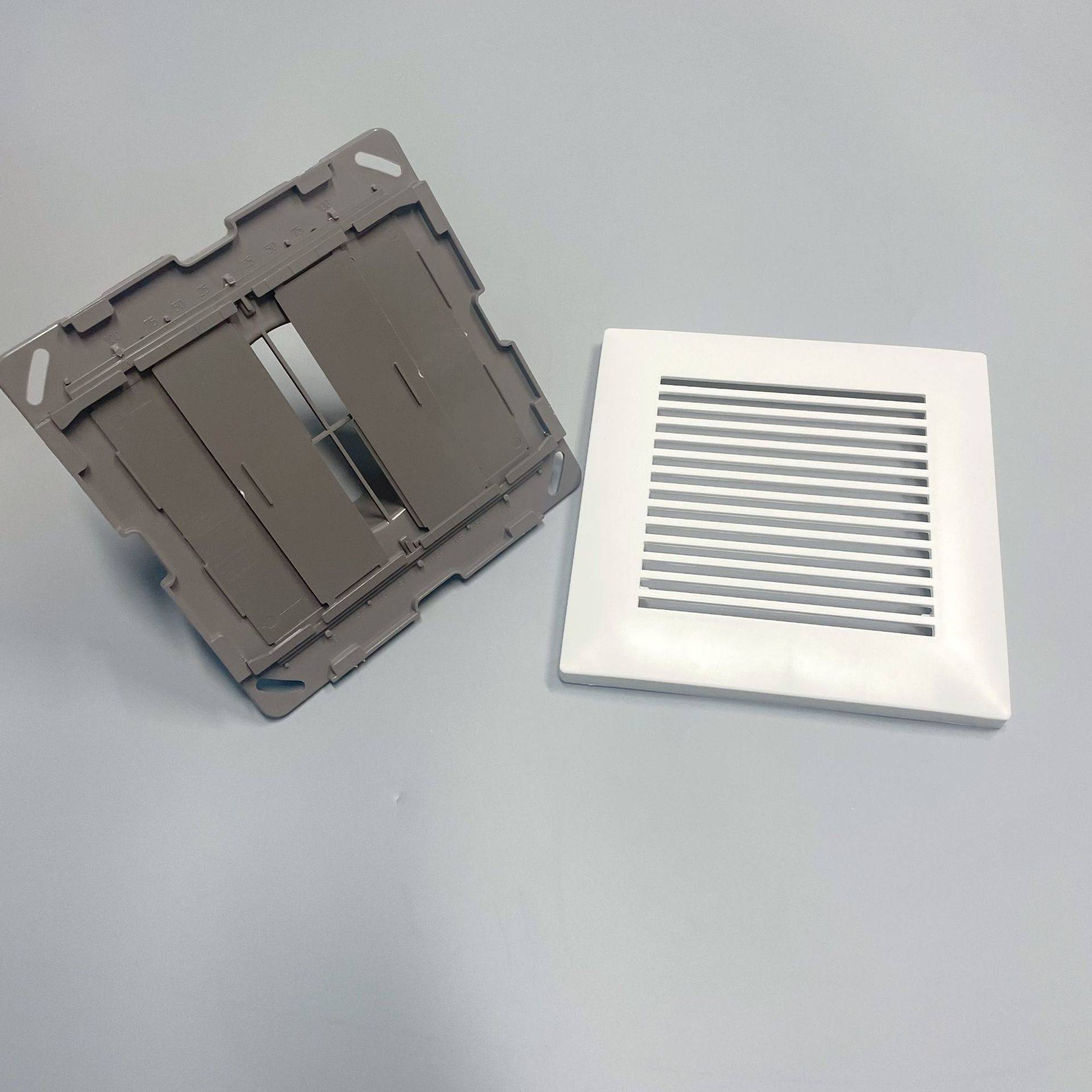 ABS new air outlet indoor fresh air system louver ventilation square exhaust air inlet Wall belt valve to send valves to send air outlet